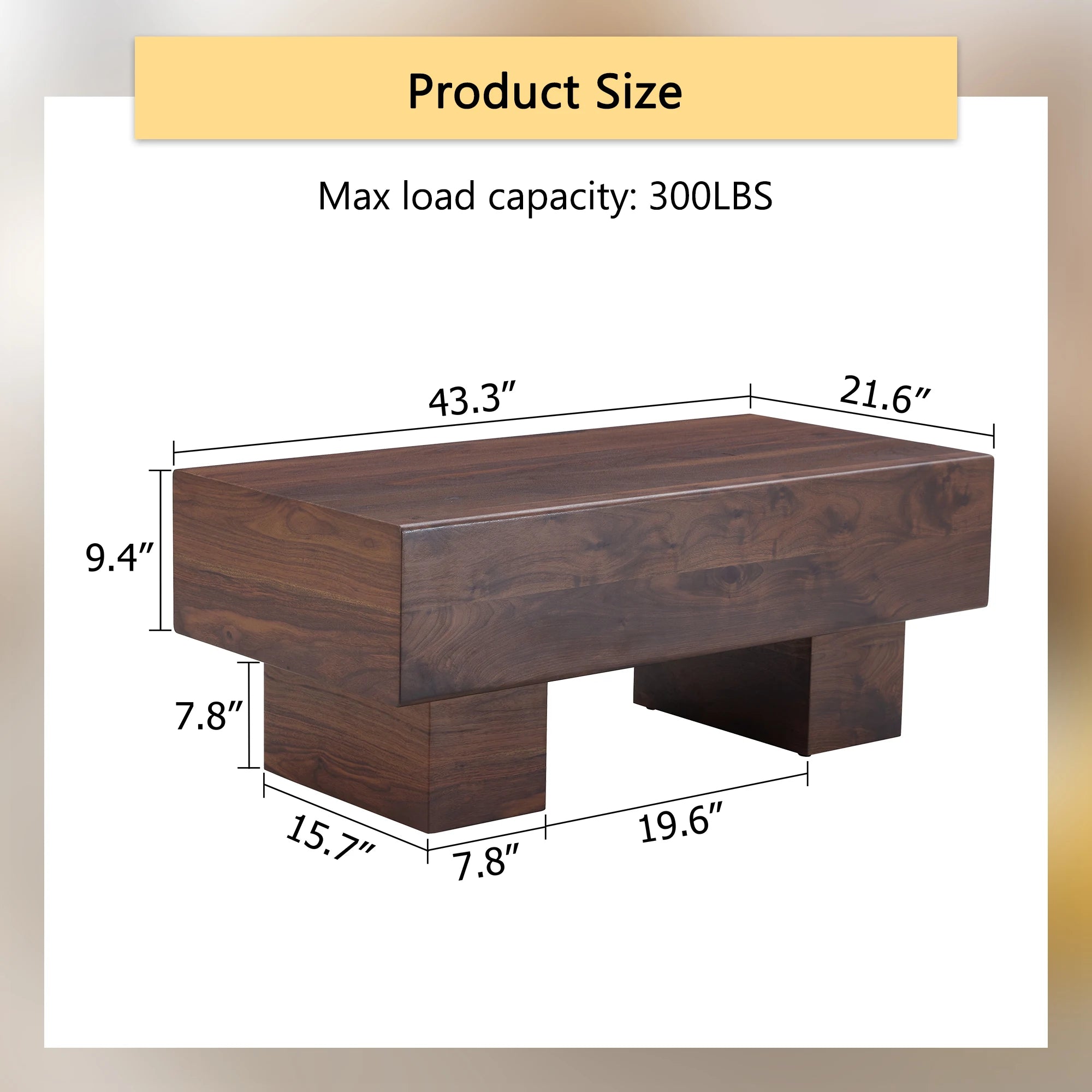 Modern Wood Coffee Table