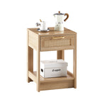 Modern Rattan End Table