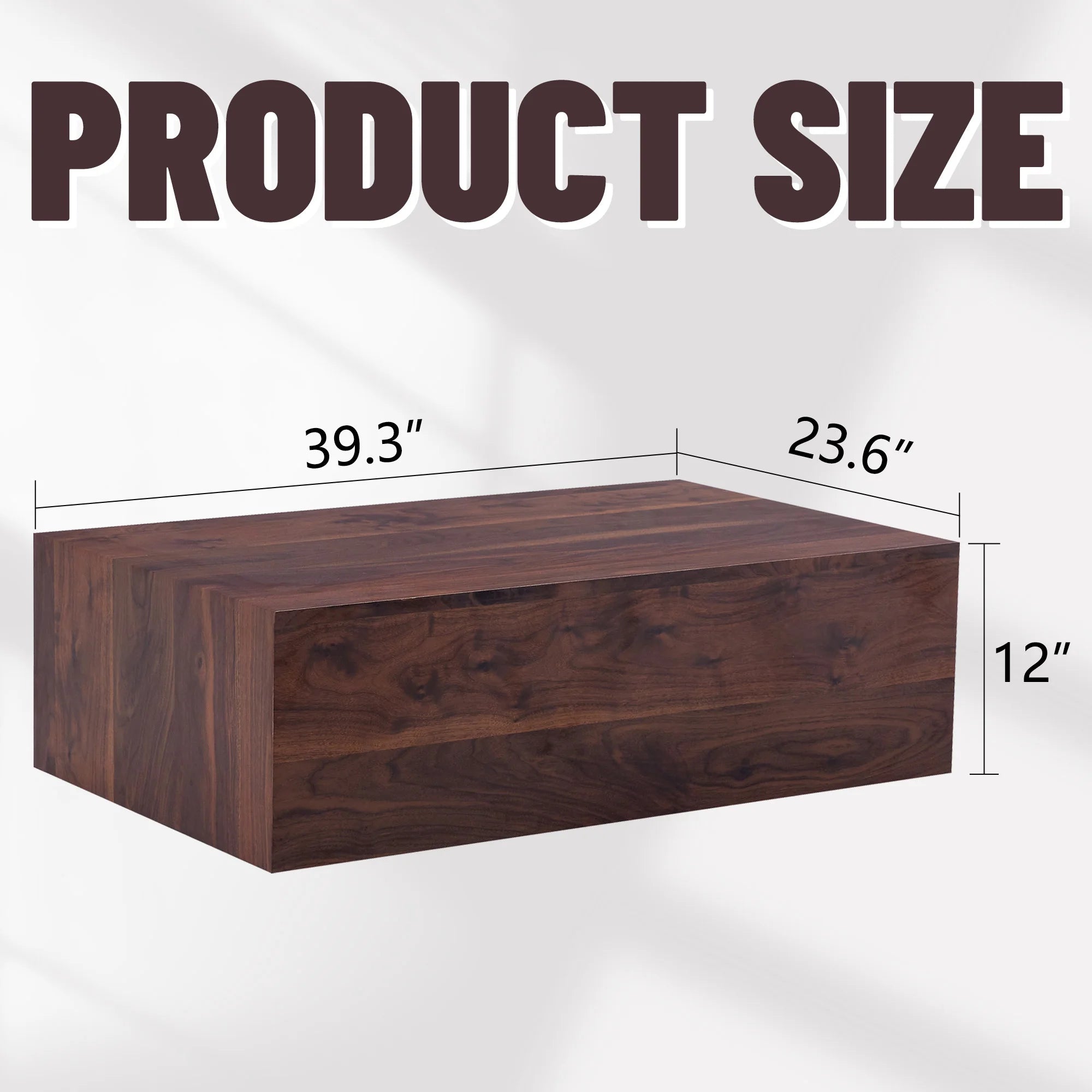 Modern Nordic Style Wooden Panel Coffee Table