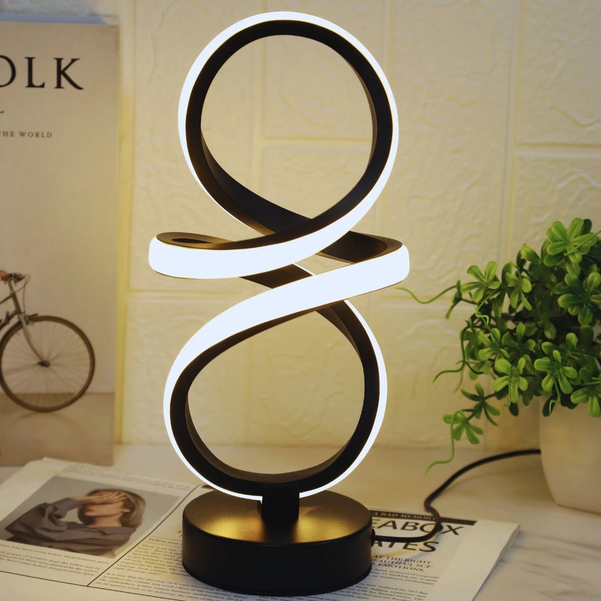 Modern LED table lamp light