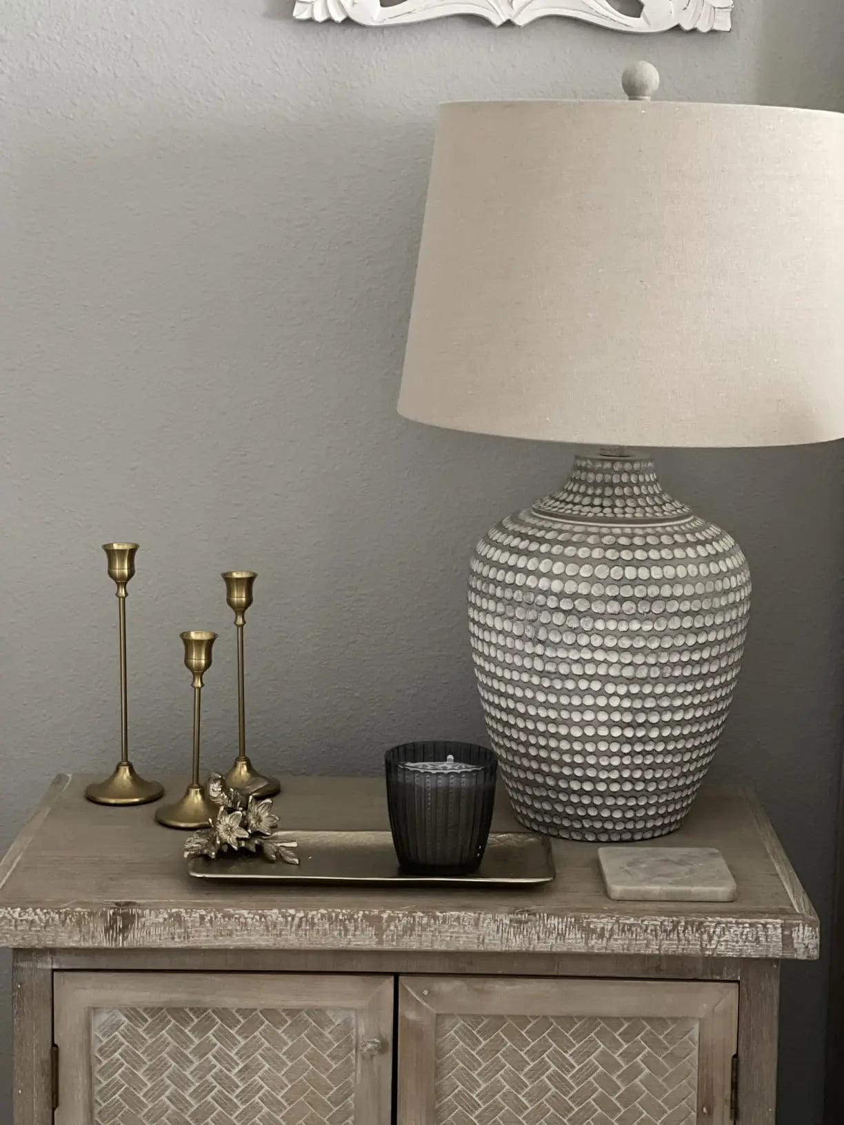 Vintage Brass Gold Candlestick Holders Set of 3