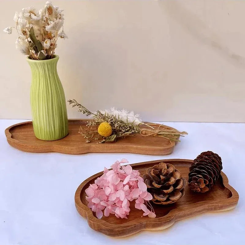 Japanese-style wooden trays