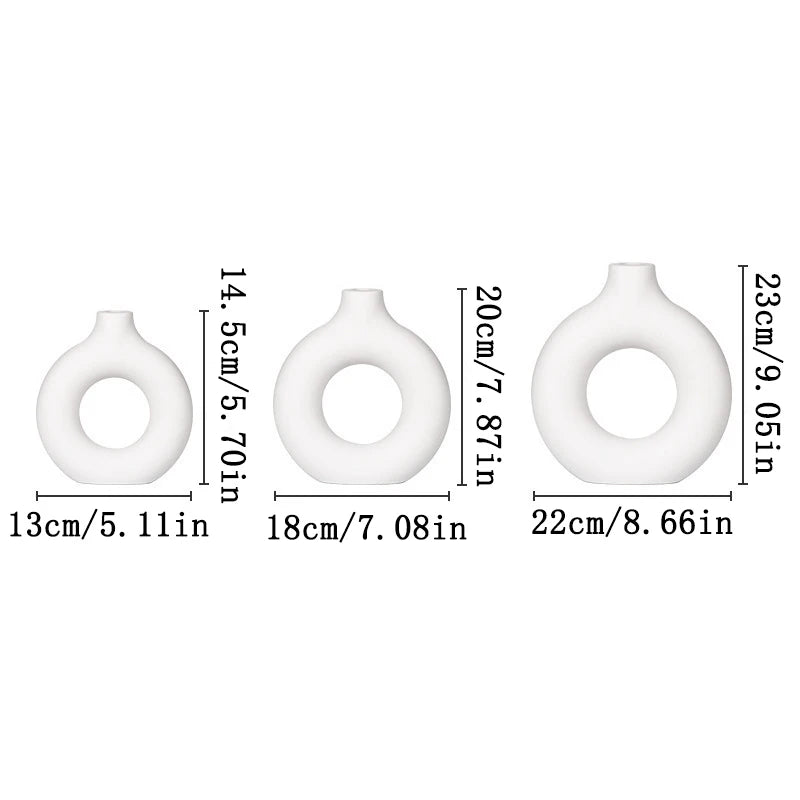 Modern White Vase