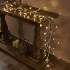 Lighting Birch Flower Wreath Tree Light