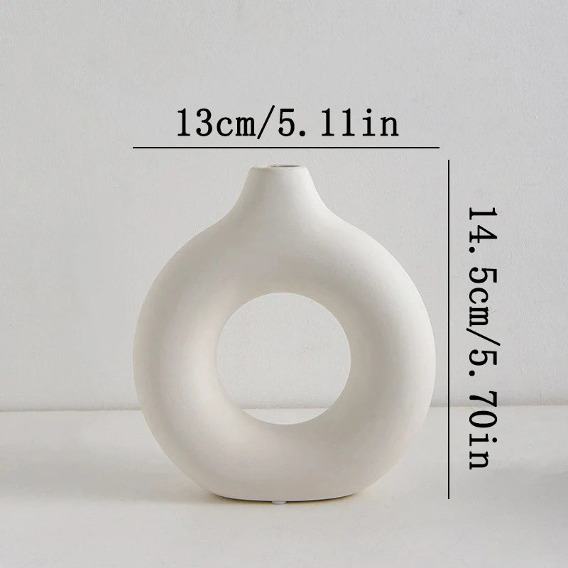 Modern White Vase