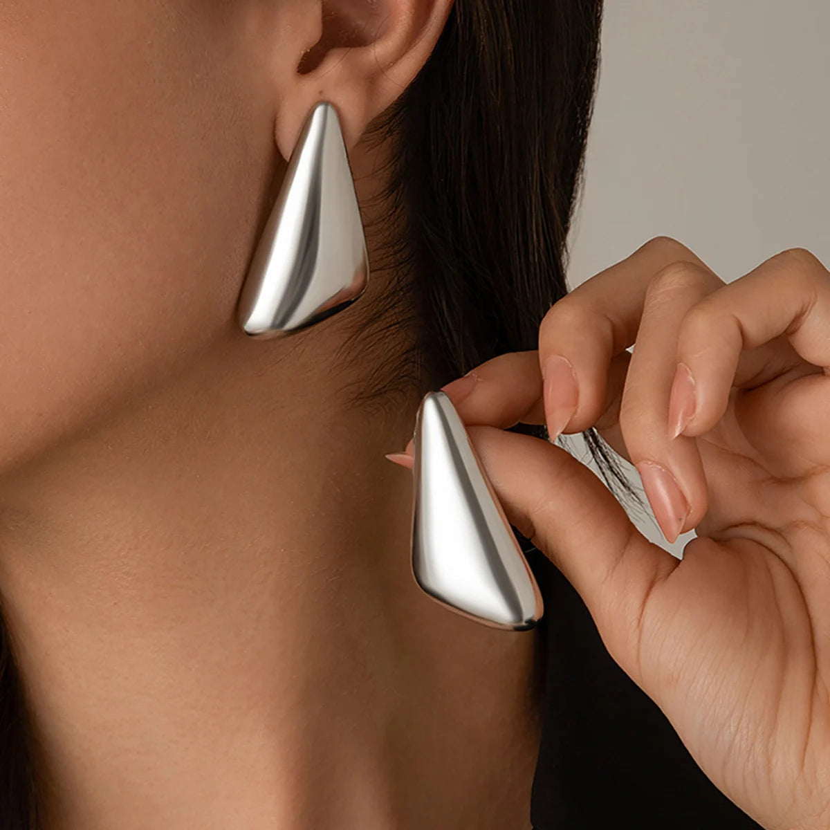 Aesthetics Geometric Triangle  Women's Earrings