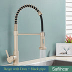 Brushed Gold Kitchen Sink Faucet