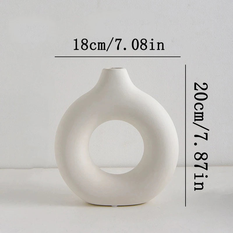 Modern White Vase