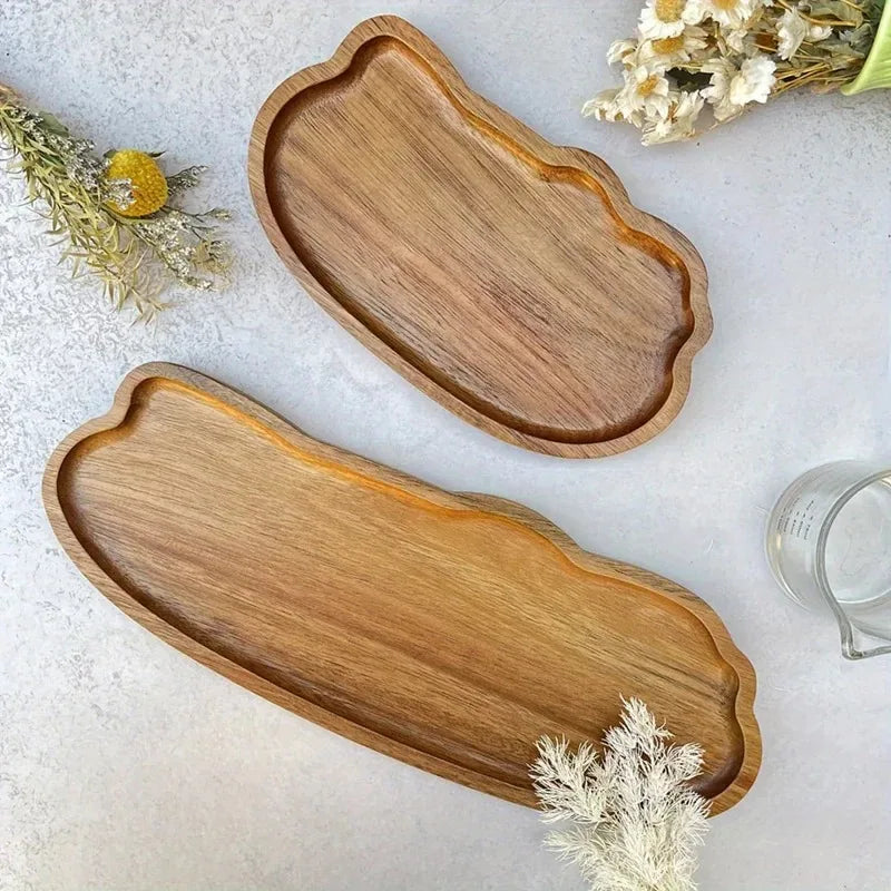 Japanese-style wooden trays