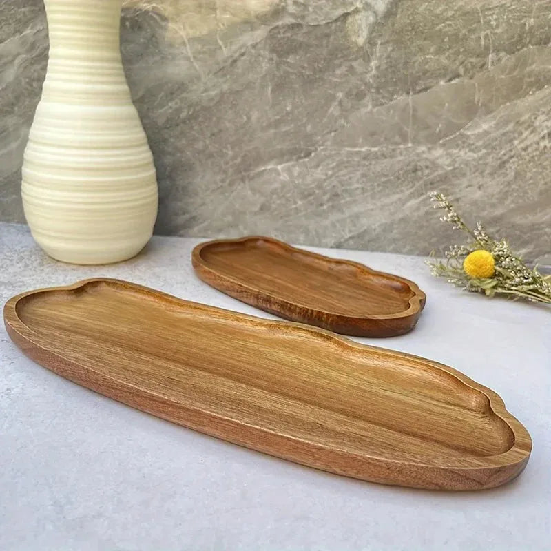 Japanese-style wooden trays
