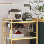 Gold Modern Home Bar Cart