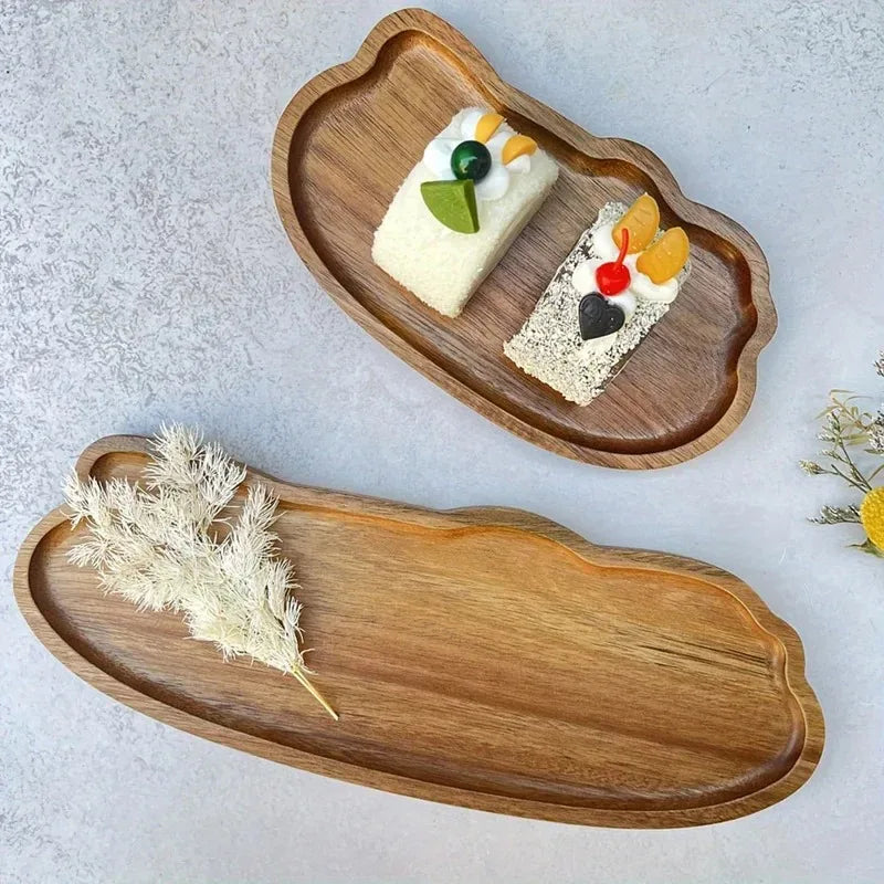 Japanese-style wooden trays