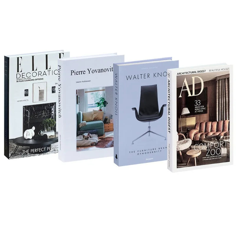 4 Pcs Bookshelf Coffee Table Designer