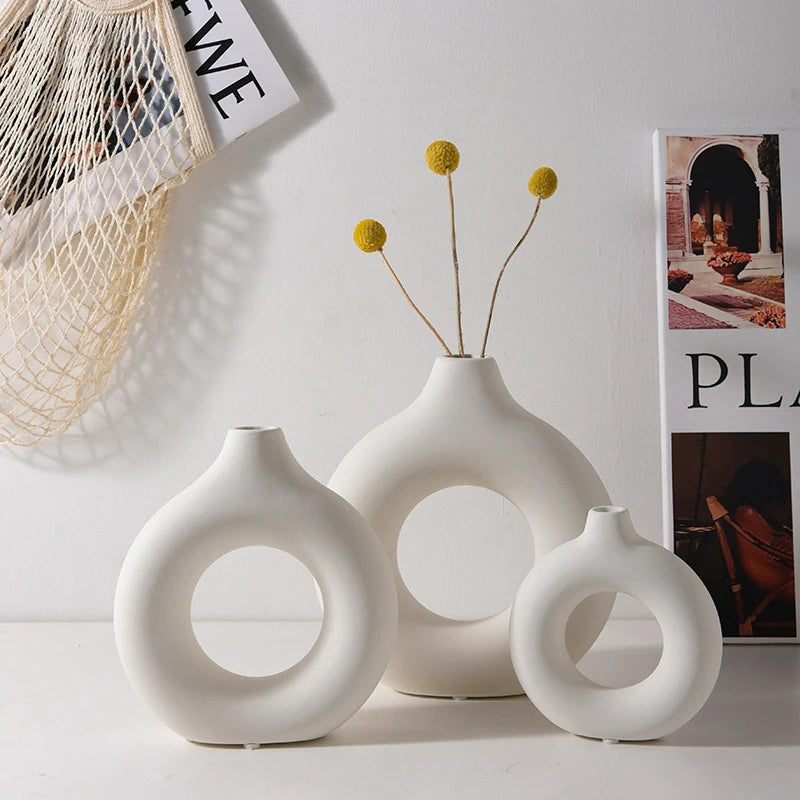 Modern White Vase