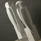 Abstract Resin Owl Statue