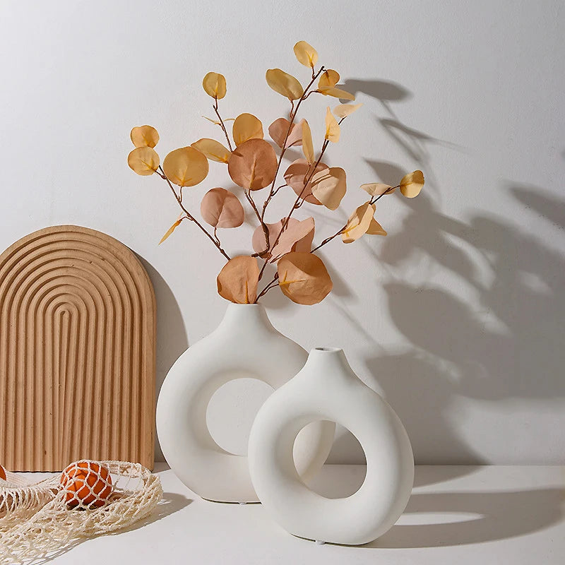Modern White Vase