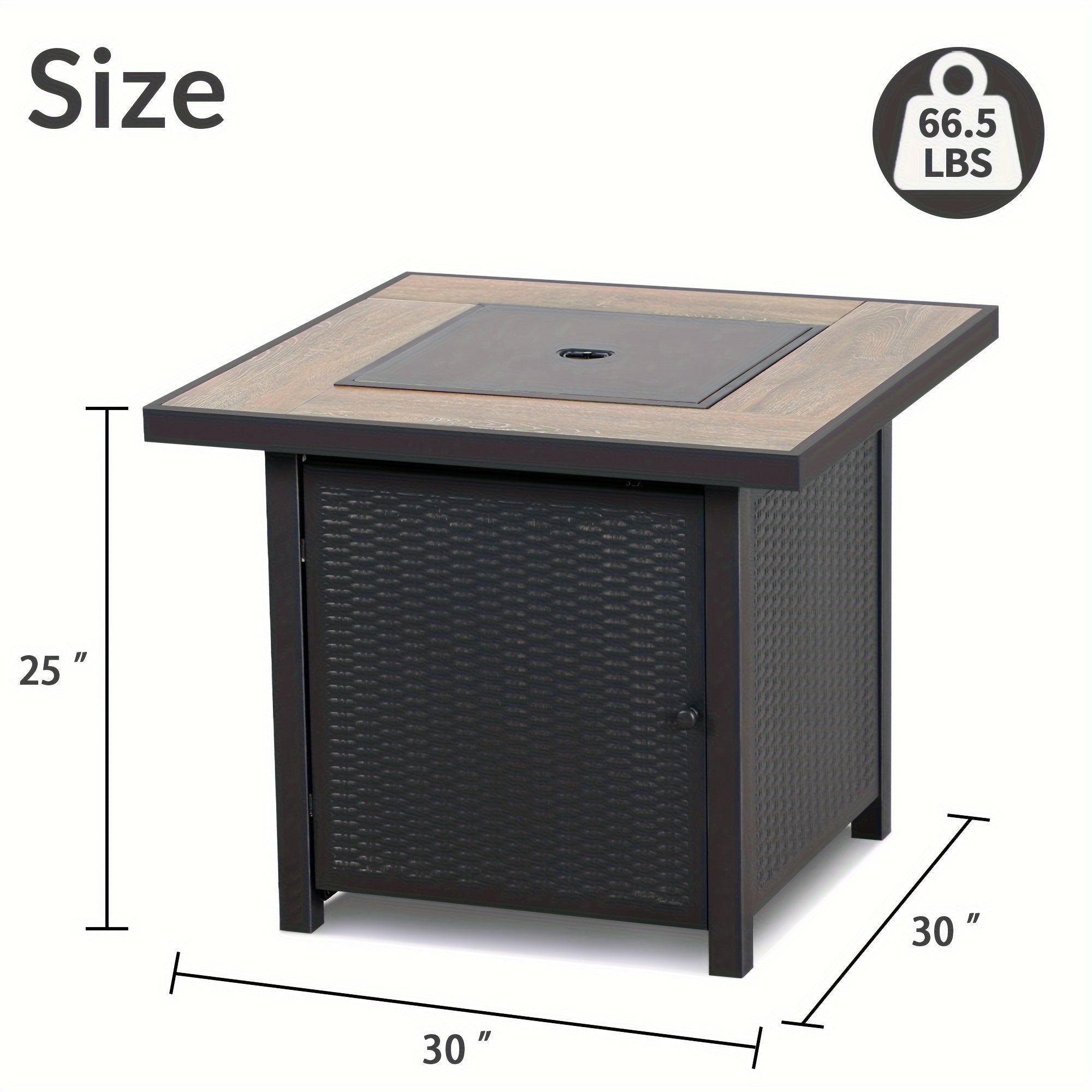Propane Gas Fire Pit Table