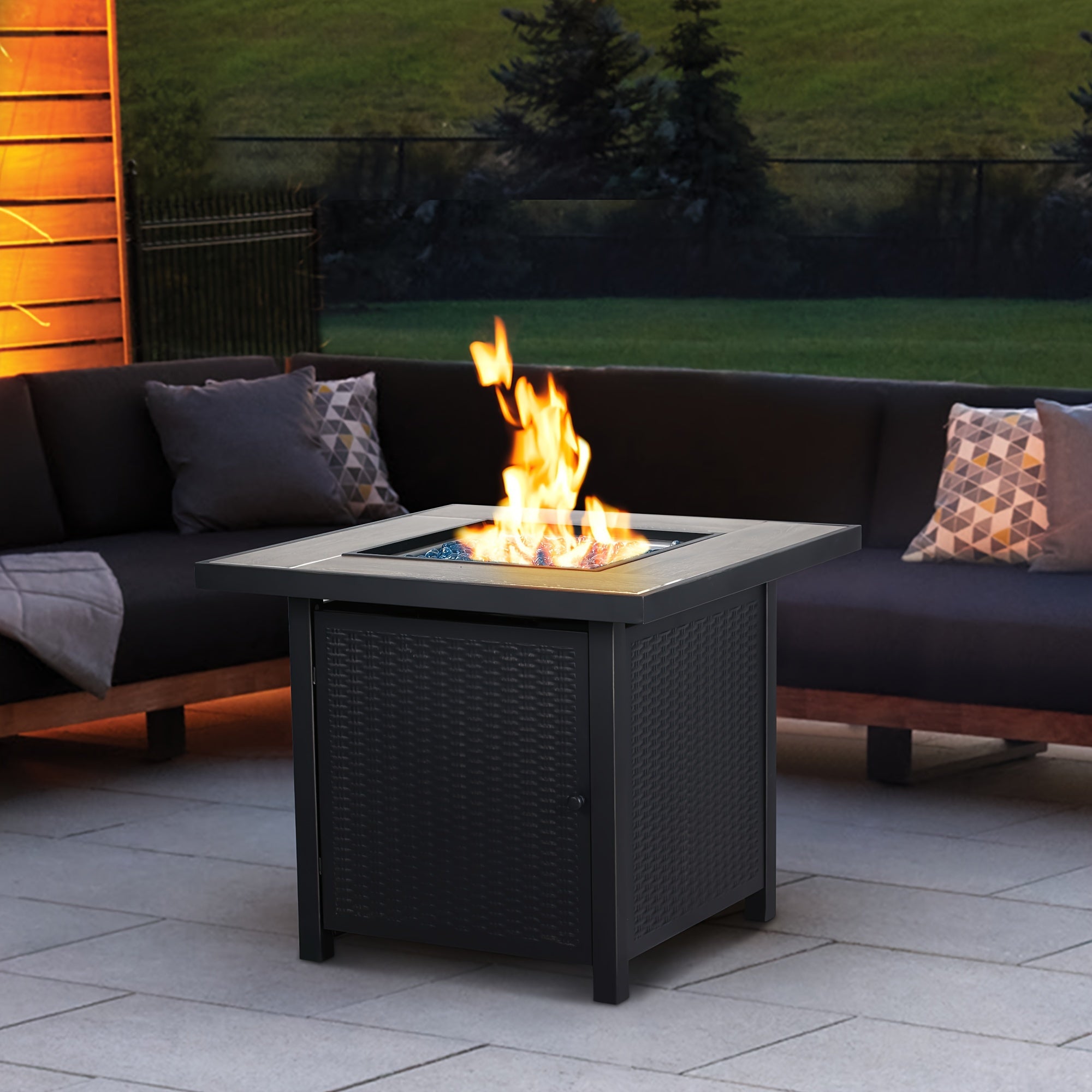 Propane Gas Fire Pit Table